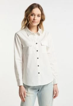 Mujer DREIMASTER ELMWOOD - Camisa - Wollweiss