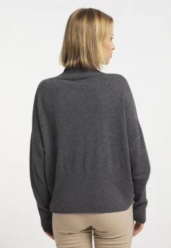 DreiMaster Mujer Jersey De Punto - Dunkelgrau Melange -Tienda DreiMaster barata ecb6d8601604475ea744b3dc38ba19a1