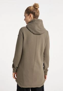 Mujer DREIMASTER TAKELAGE - Sudadera Con Cremallera - Militäroliv -Tienda DreiMaster barata ed39682ac27143b1b80c076ff04e4e7e