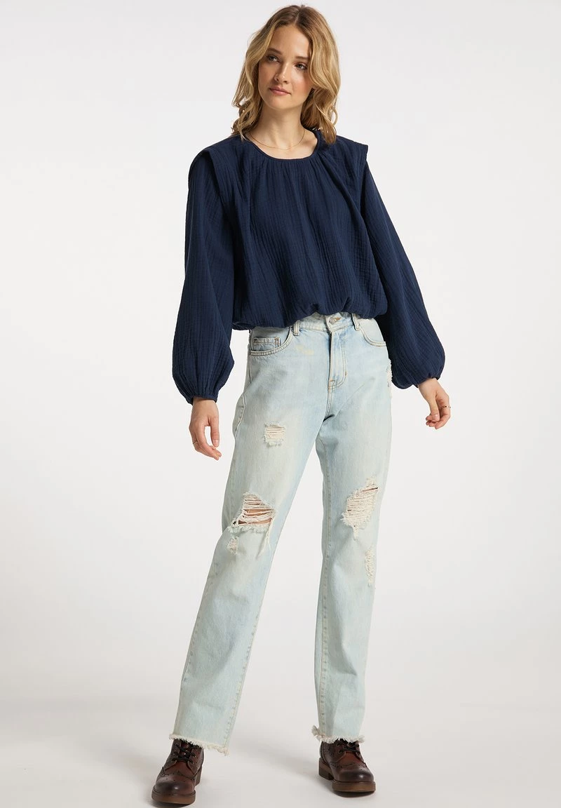 Mujer DREIMASTER INCUS - Blusa - Marine 2 Mujer DREIMASTER INCUS - Blusa - Marine - Imagen 2