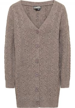 DREIMASTER INCUS - Chaqueta De Punto - Schlammbraun Melange, Mujer -Tienda DreiMaster barata ed5d63c876914c50b0226aa11ae2a56a