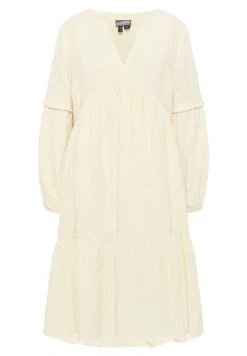 Mujer DREIMASTER INCUS - Vestido Informal - Wollweiss -Tienda DreiMaster barata edb4a89bb9224d00902f512243beb341