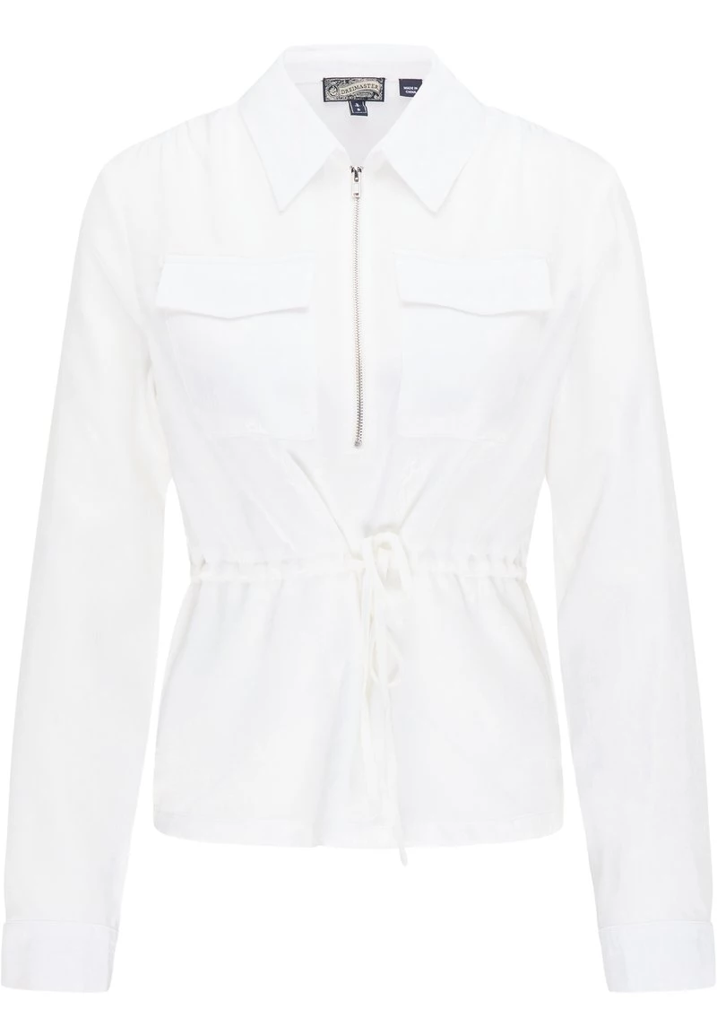 DreiMaster Mujer Blusa - Weiss 5 DreiMaster Mujer Blusa - Weiss - Imagen 5