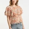 Mujer DREIMASTER SASHIMA - Blusa - Rost Geblümt