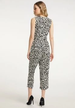 Mujer DREIMASTER MARKANI - Mono - Weiss Schwarz -Tienda DreiMaster barata ee7d59195c904329aabcfc3f783ad35c