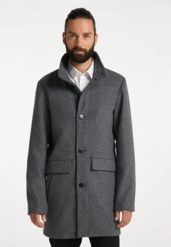 Hombre DREIMASTER BARADELLO - Abrigo Clásico - Grau Melange