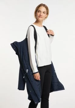 Mujer DREIMASTER STORMCLOUD - Abrigo De Invierno - Blue -Tienda DreiMaster barata ef916c7f4f764570bf98ad2bfe691a9a