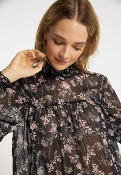 Mujer DREIMASTER INCUS - Blusa - Schwarz Rose Geblümt -Tienda DreiMaster barata ef9b0391150648a287b1d024071f9136