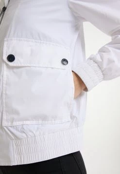 Mujer DREIMASTER BOUNDRY - Chaquetas Bomber - Weiss -Tienda DreiMaster barata f14061fd39cd40beadb3c9628f802763