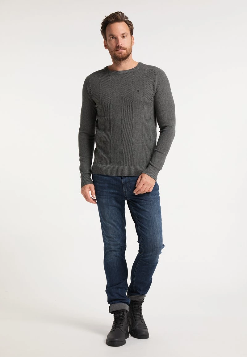 Hombre DREIMASTER TAXIEN - Jersey De Punto - Dunkelgrau Melange 2 Hombre DREIMASTER TAXIEN - Jersey De Punto - Dunkelgrau Melange - Imagen 2