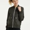 Mujer DREIMASTER BOUNDRY - Chaquetas Bomber - Dunkeloliv