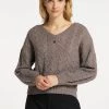 Mujer DREIMASTER INCUS - Jersey De Punto - Schlammbraun Melange