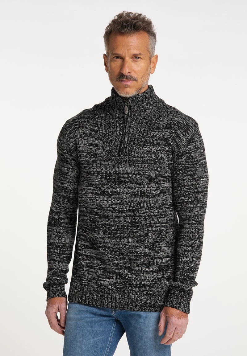 Hombre DREIMASTER ABREL - Jersey De Punto - Schwarz Melange 1 Hombre DREIMASTER ABREL - Jersey De Punto - Schwarz Melange
