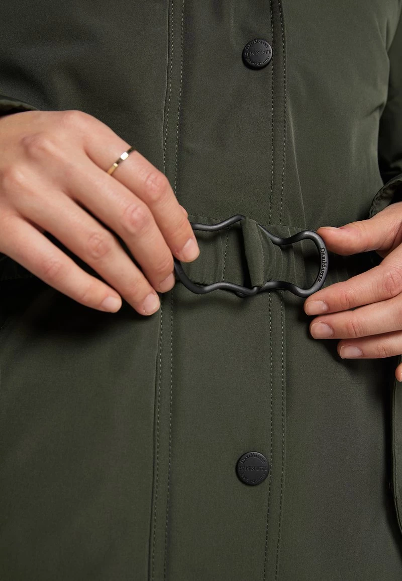Mujer DREIMASTER ACALMAR - Abrigo De Invierno - Dunkeloliv 4 Mujer DREIMASTER ACALMAR - Abrigo De Invierno - Dunkeloliv - Imagen 4