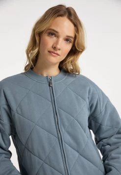 Mujer DREIMASTER TAKELAGE - Chaqueta De Entretiempo - Grau Blau -Tienda DreiMaster barata f63aa9ed8e78424291a750b6b3dbec8a