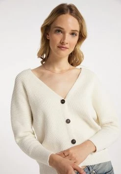 DREIMASTER INCUS - Chaqueta De Punto - Wollweiss, Mujer -Tienda DreiMaster barata f668d83a99cc4bf29f34ede2d75d2e53