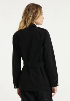 Mujer DREIMASTER INCUS - Abrigo Corto - Schwarz -Tienda DreiMaster barata f7e0603875fc4c17bceeb818db20be7a