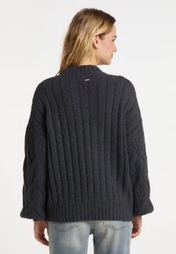 Mujer DREIMASTER INCUS - Jersey De Punto - Dunkelgrau -Tienda DreiMaster barata f7e17726f973400e8f811acef967e3a5