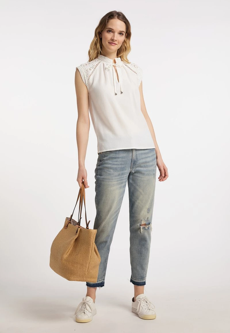 Mujer DREIMASTER - Blusa - Wollweiss 2 Mujer DREIMASTER - Blusa - Wollweiss - Imagen 2