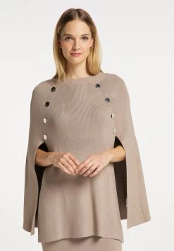 Mujer DREIMASTER BARADELLO - Poncho - Taupe