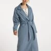 Mujer DREIMASTER KEYTI - Gabardina - Graublau