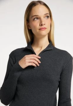 Mujer DREIMASTER KEYTI - Jersey De Punto - Grau Melange -Tienda DreiMaster barata f8ed4c286a5c4beb91dcd10478deac47