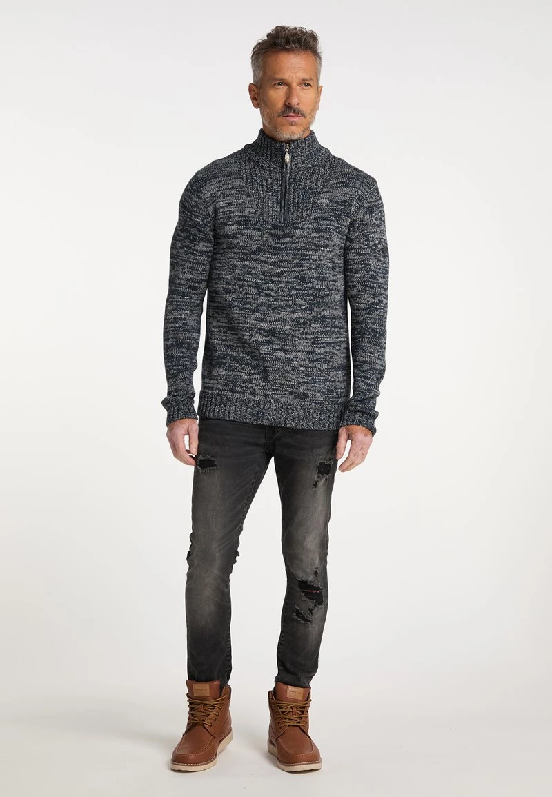 DREIMASTER ABREL - Jersey De Punto - Marine Melange, Hombre 2 DREIMASTER ABREL - Jersey De Punto - Marine Melange, Hombre - Imagen 2