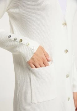 Mujer DREIMASTER BARADELLO - Chaqueta De Punto - White -Tienda DreiMaster barata fa142f6d05e14a03bfa3c7d82836138d