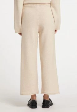 Mujer DREIMASTER INCUS - Pantalones - Wollweiss -Tienda DreiMaster barata fa2b80612acb4d0c9d4249c386d1b366