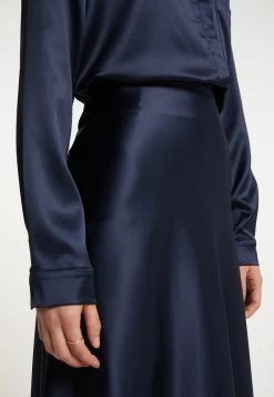 Mujer DREIMASTER BARADELLO - Falda Acampanada - Marine -Tienda DreiMaster barata faec7fe542c4487c9d965bffdc781190