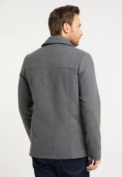 DreiMaster Hombre Abrigo De Invierno - Grau Melange -Tienda DreiMaster barata faf9caf90610457fa66cddfed20bf7f0