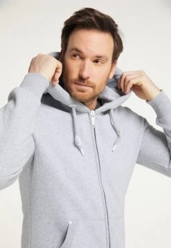 Hombre DREIMASTER KILATA - Sudadera Con Cremallera - Hellgrau Melange -Tienda DreiMaster barata fb43cd48c0054fa79f8f9f96ea4f321c