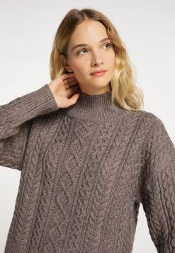 Mujer DREIMASTER KEYTI - Jersey De Punto - Schlamm Melange -Tienda DreiMaster barata fc4ba5bf0b7a448eb0bbb6dbf2ce319b