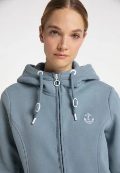 DREIMASTER KILATA - Jersey Con Capucha - Grau Blau, Mujer -Tienda DreiMaster barata fd0b3e3fd1024e0b8a39c52160315114