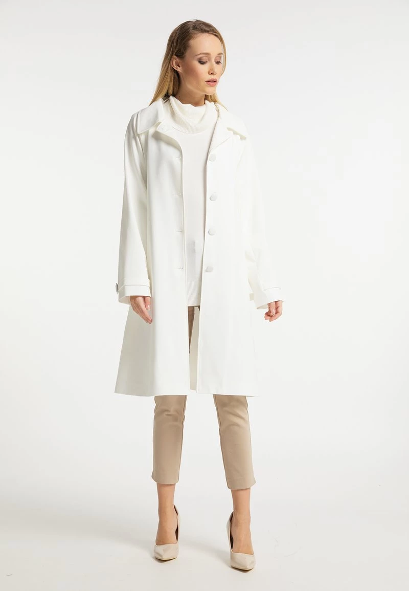 DreiMaster Mujer Gabardina - Weiss 2 DreiMaster Mujer Gabardina - Weiss - Imagen 2