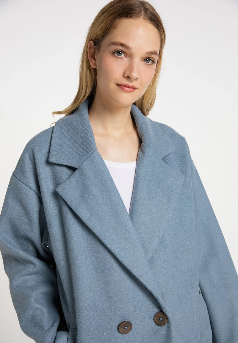 Mujer DREIMASTER KEYTI - Abrigo Corto - Graublau 4 Mujer DREIMASTER KEYTI - Abrigo Corto - Graublau - Imagen 4