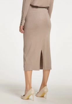 DREIMASTER BARADELLO - Falda De Tubo - Taupe, Mujer -Tienda DreiMaster barata ff1f3ef56b3a49e08a825a19f8224df5