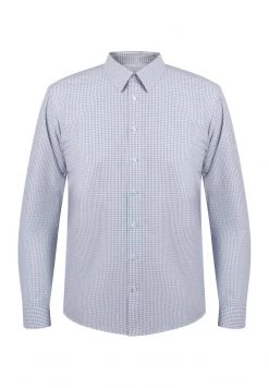 DreiMaster Hombre Camisa - Dunkelblau Kariert -Tienda DreiMaster barata ff2eae5682d541dba7cfce7443e7cc9b