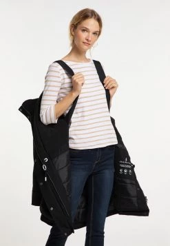 Mujer DREIMASTER STORMCLOUD - Parka - Schwarz -Tienda DreiMaster barata ff479978986c4e93ae889a3ced31a68a